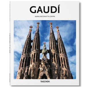 建筑艺术 建筑设计作品集西班牙建筑大师设计 现货Gaudi 高迪