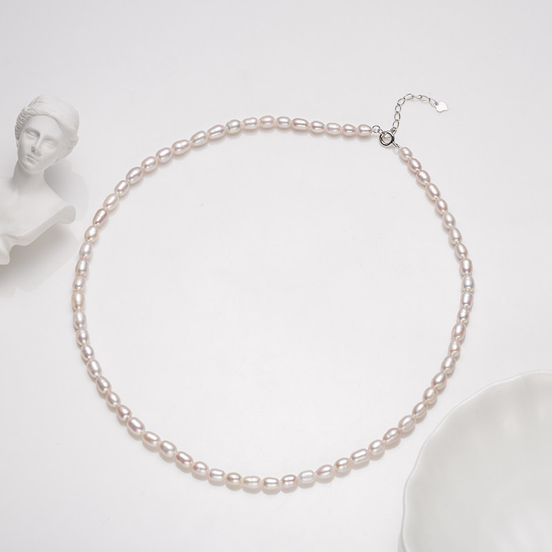 Audrey PearlS925银淡水珍珠项链4-5mm V201-S433-ZZ