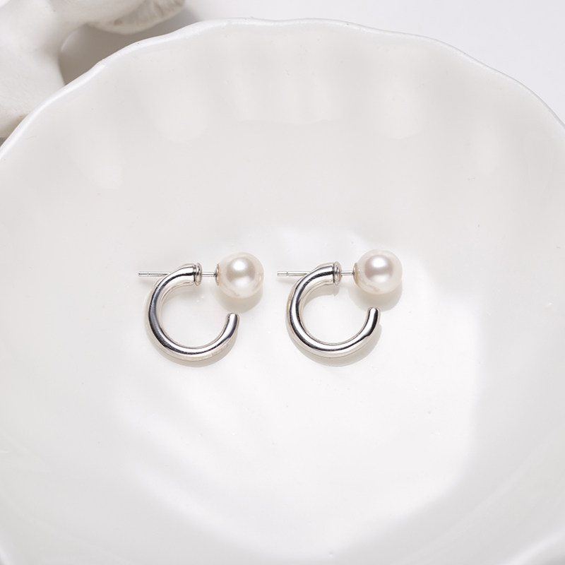 Audrey PearlS925银淡水珍珠耳饰7mm V201-D443,珠宝/钻石/翡翠,耳饰,淘宝优惠券,粉丝福利购,淘宝优惠卷