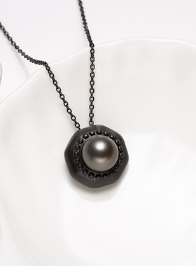 Audrey PearlS925银海水珍珠吊坠11mm V201-S875