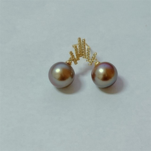 Audrey PearlS925银淡水珍珠耳饰11-12mm
