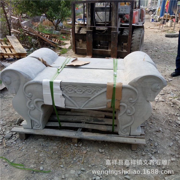 制作公园异形石头凳子广场花岗岩简易石凳子文青石雕坐凳厂家