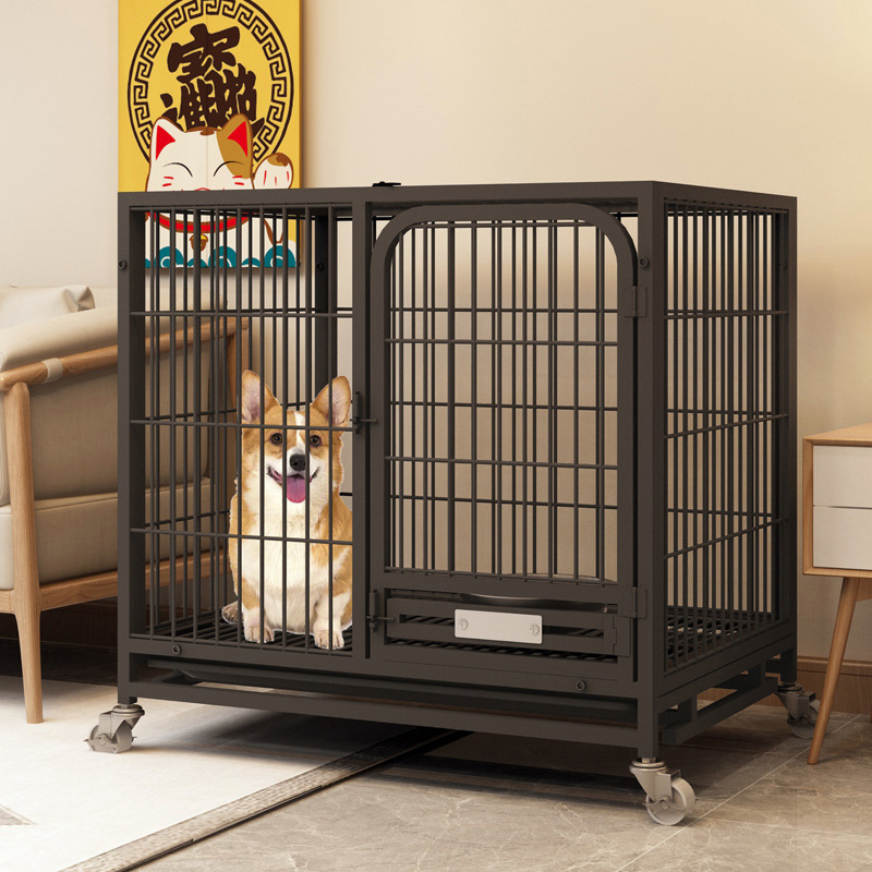 狗笼子中型小型大型犬宠物狗狗泰迪柯基家用室内围栏式带厕所分离
