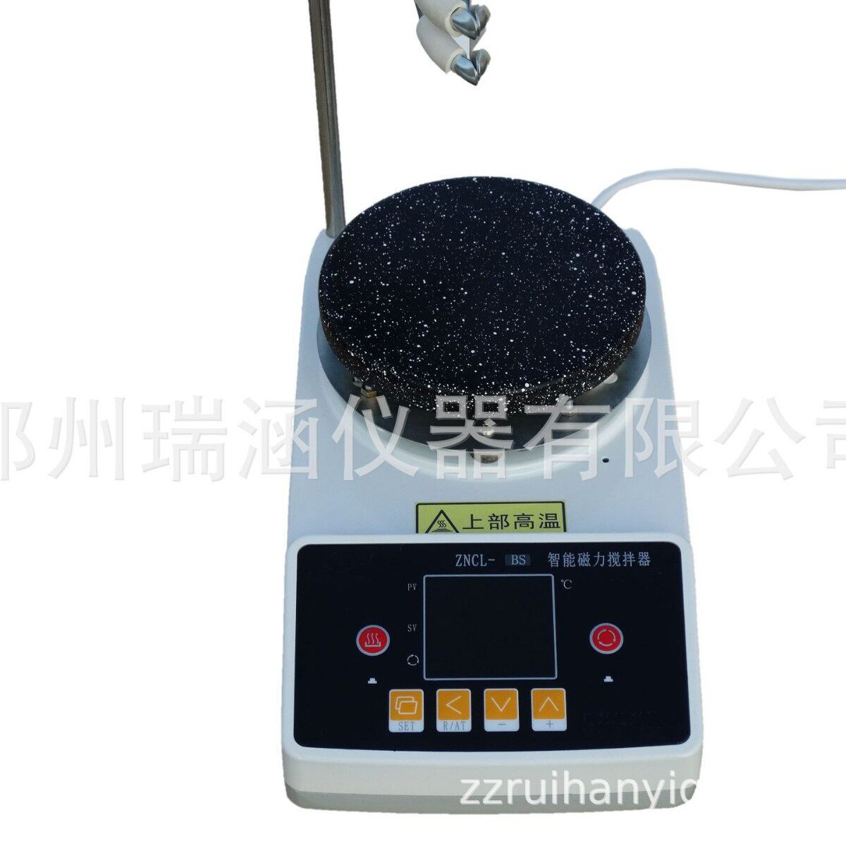 智能控温液晶数显瑞涵ZNCL-BS智能数显磁力搅拌加热板磁力搅拌器