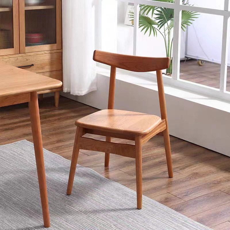 餐厅椅子餐桌椅组合家用餐椅实木现代简约实木休闲书桌凳子靠背