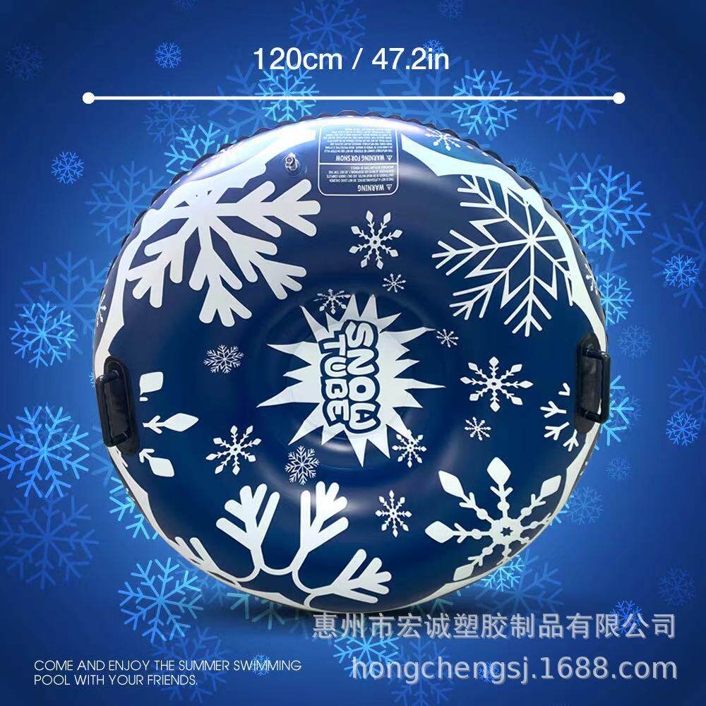 厂家 促销现货新品PVC充气滑雪圈新品户外圆形加厚充气滑雪板滑水