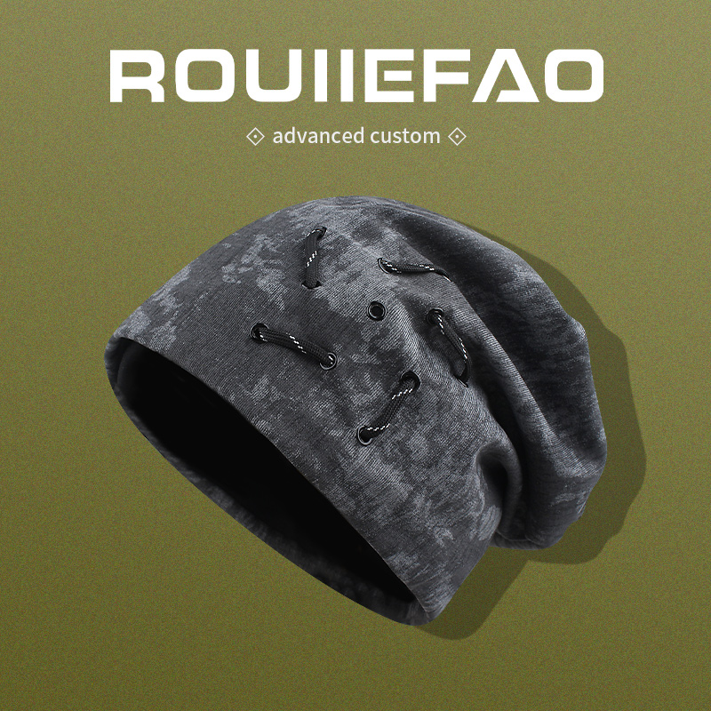 ROUIIEFAO堆堆帽情侣款显脸小