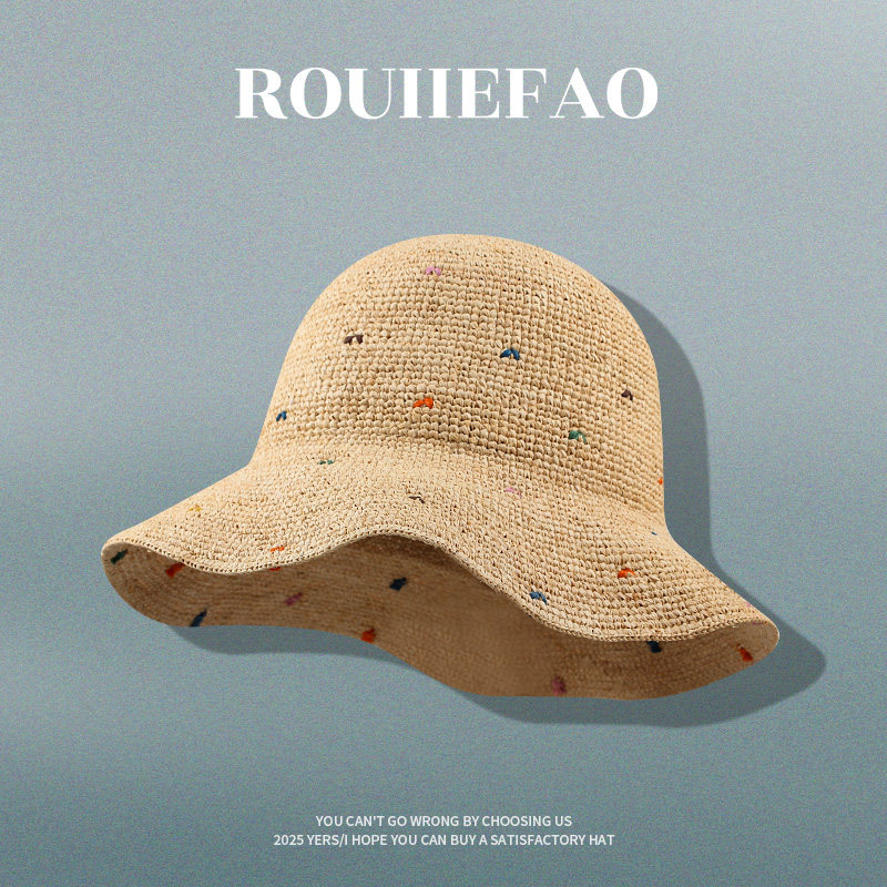特细拉菲草草帽女夏季海边度假出游大檐遮阳帽可折叠沙滩渔夫帽子,服饰配件/皮带/帽子/围巾,帽子,淘宝优惠券,粉丝福利购,淘宝优惠卷