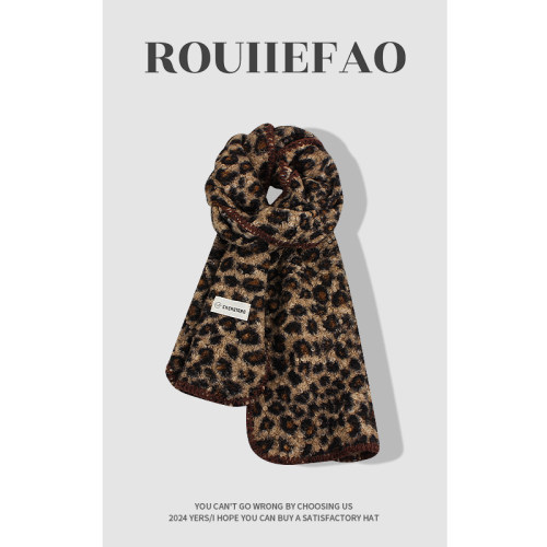 ROUIIEFAO冬季美式女保暖围巾