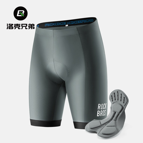 洛克兄弟骑行短裤海绵坐垫春夏