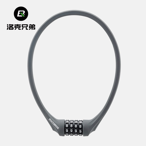 硅胶钢缆锁洛克兄弟自行车锁防盗