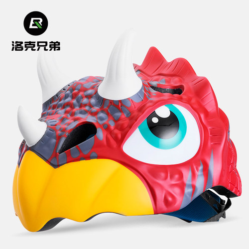 洛克兄弟儿童头盔卡通