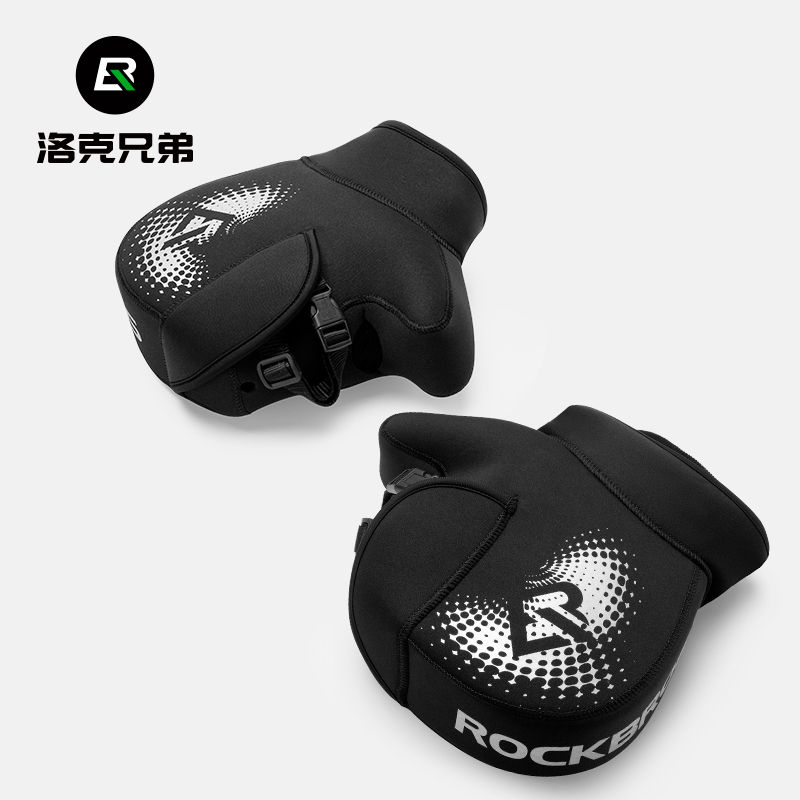 洛克兄弟冬季摩托车护手套保暖