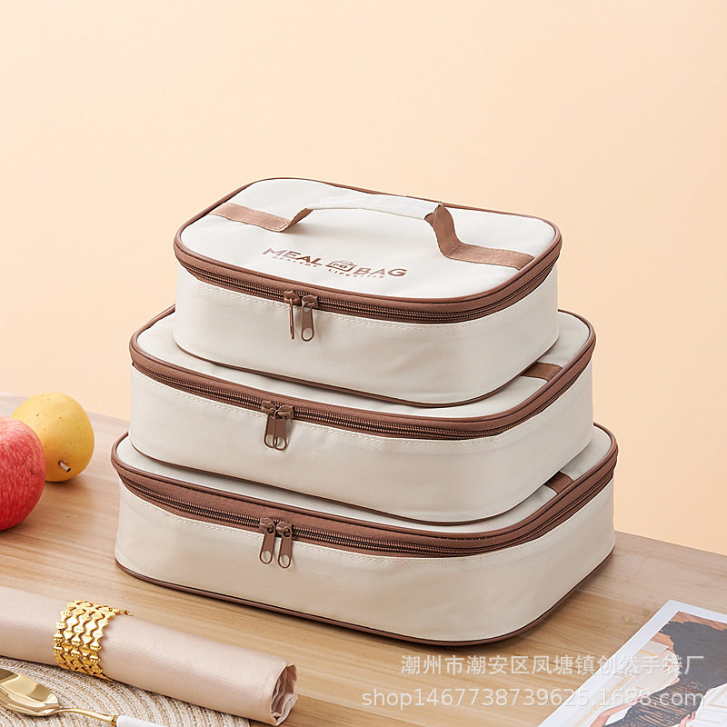 保温包饭盒袋学生保温袋防水餐盘袋上班族带饭包手提餐袋便当包