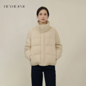 95白鹅绒贴肤软糯低饱和特调色显白保暖短款 小禾 麦芽糖 鹅绒服