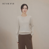 康赛妮顶奢100超细山羊绒抗起球套头羊绒衫 小禾顶奢 甄绒打底