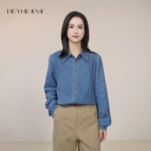 外套 天丝棉混纺贴身亲肤吸湿透气垂坠牛仔衬衫 小禾 沿海公路