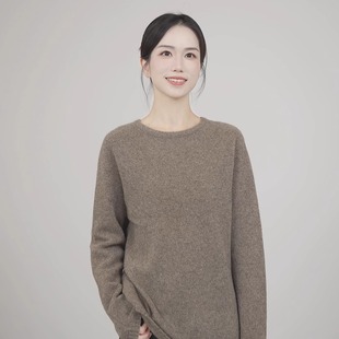 小禾【小花伞】重磅奢级牦牛绒山羊绒轻暖亲肤打底针织衫毛衣女