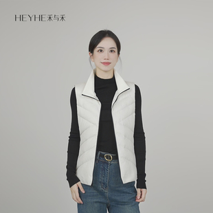 小禾 95进口波兰科鲁达白鹅绒轻户外蓬松云感马甲 高尔夫