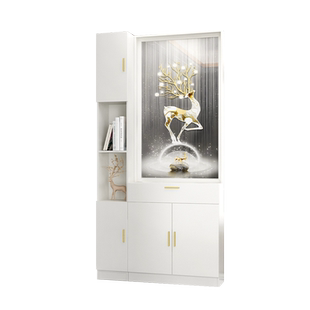 入户隔断柜正对门屏风隔断客厅2025新款进门玄关柜鞋柜一体置物架