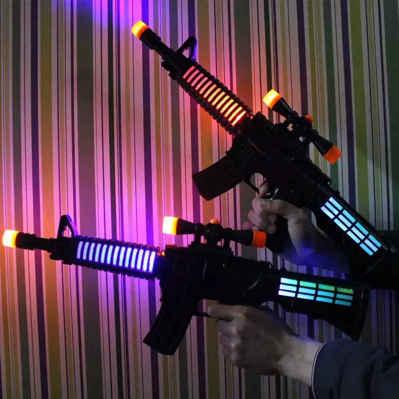 Новый детский светящийся игрушечный пистолет ELECTRC MUSC M4A1 Смулейтон Модель