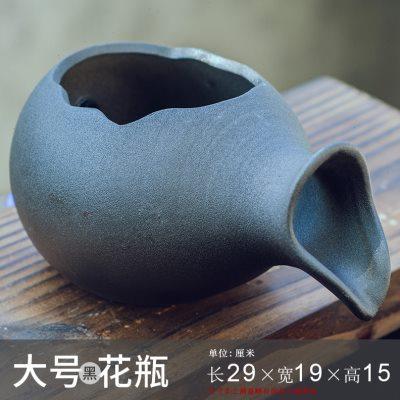 陶罐循环流水生态缸古法养鱼庭院造景摆件室内增氧过滤流水器配件