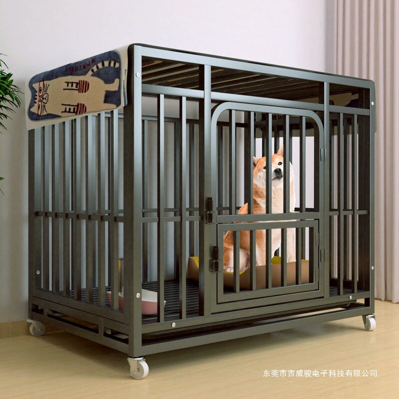 加粗狗笼子大型中型犬室内带厕所金毛萨摩耶边牧拉布拉多宠物围栏图片