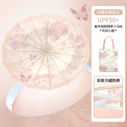 16骨太阳伞防晒防紫外线晴雨两用