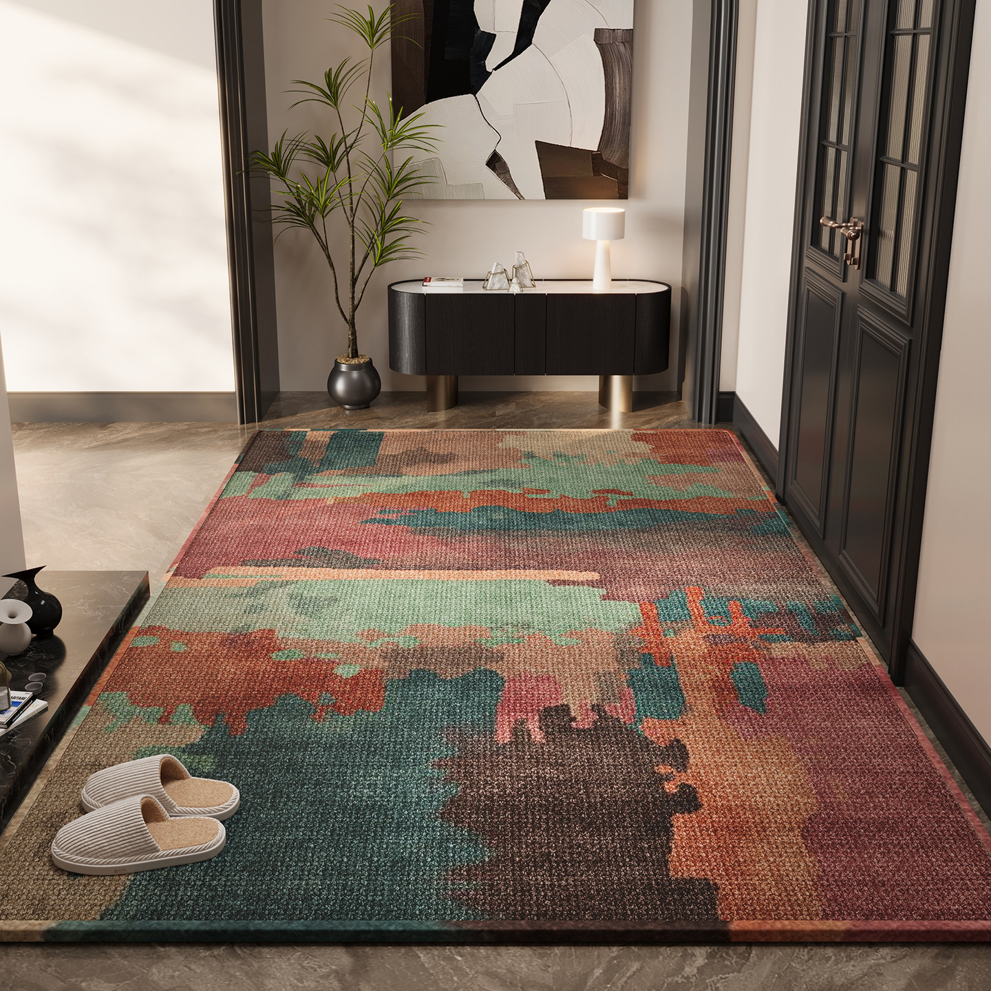 2025新款高级感入户门专用地垫室内耐脏防滑进门垫地毯可裁剪脚垫,居家布艺,入户地垫,淘宝优惠券,粉丝福利购,淘宝优惠卷