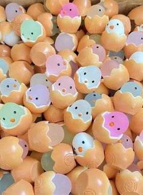 夜光小鸡仔破壳蛋仔儿童玩具树脂