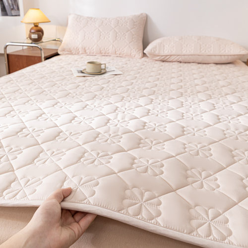 大豆纤维床褥子薄款防滑床护垫