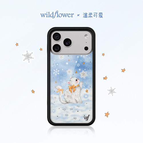 @温柔可爱冰雪小猫手机壳