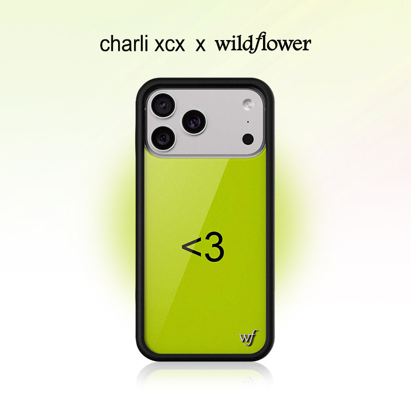 Charli XCX x Wildflower联名手机壳适用苹果
