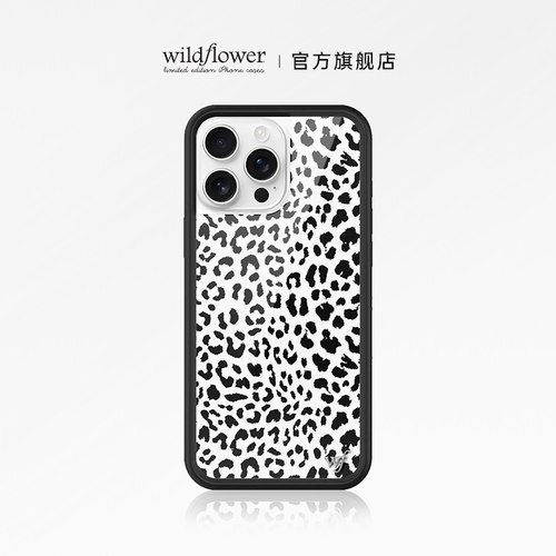 Wildflower雪域豹纹手机壳