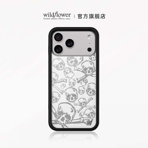 Wildflower骷髅女孩手机壳
