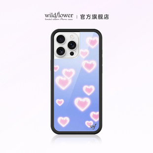 Hearts適用蘋果iPhone16 Max硬殼全包保護套硅膠防摔個性 時尚 Pro Wildflower夢幻之心手機殼Dreamy