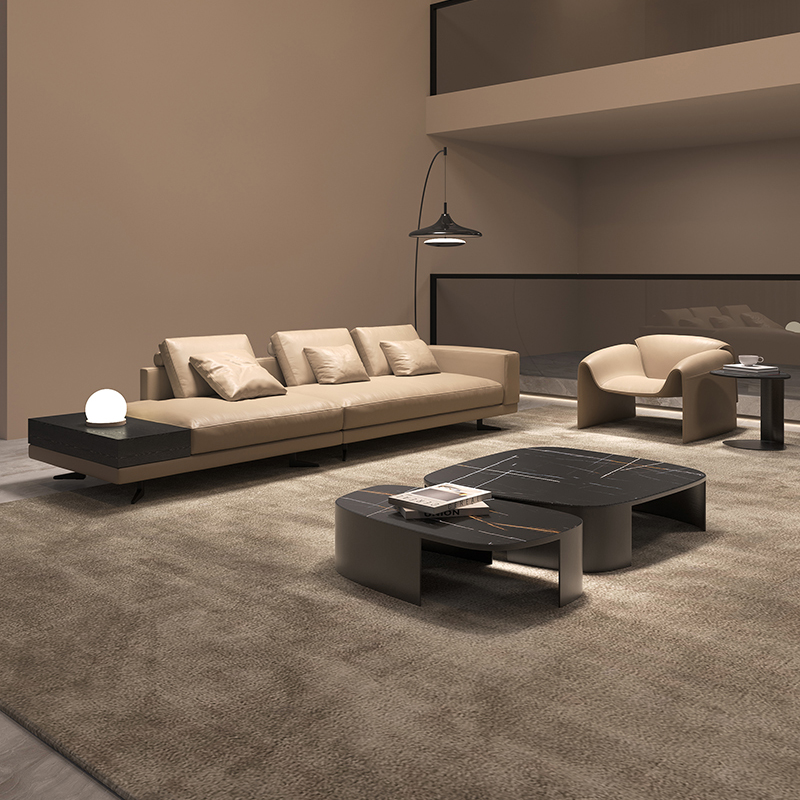 poliform蒙德里安真皮沙发