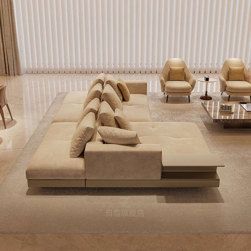 别墅大平层双面沙发背靠背