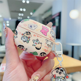 动漫睡衣蜡笔小新vivoTWS4适用新款IQOO TWS 2耳机保护套vivoTWS 4HiFi可爱卡通tws4蓝牙耳机壳tws4 hifi软壳