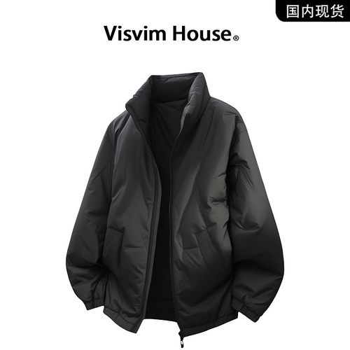 品牌现货撤柜】VISVIM HOUSE秋冬新款大码宽松白鸭绒羽绒服外套男