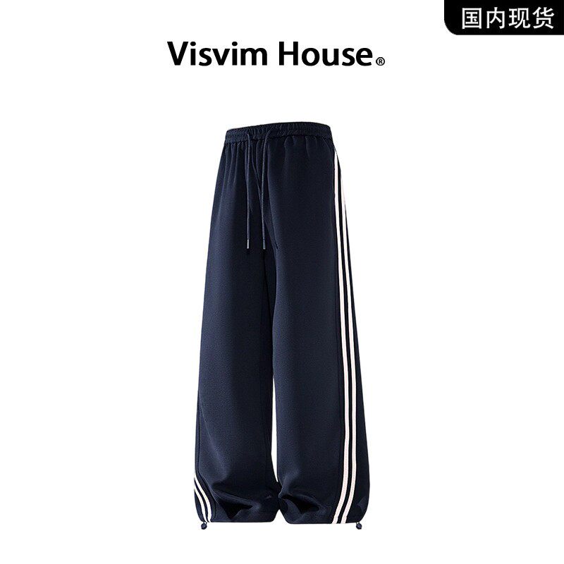 品牌现货撤柜】VISVIM WINGS春季新款美式侧边条纹显瘦休闲裤男