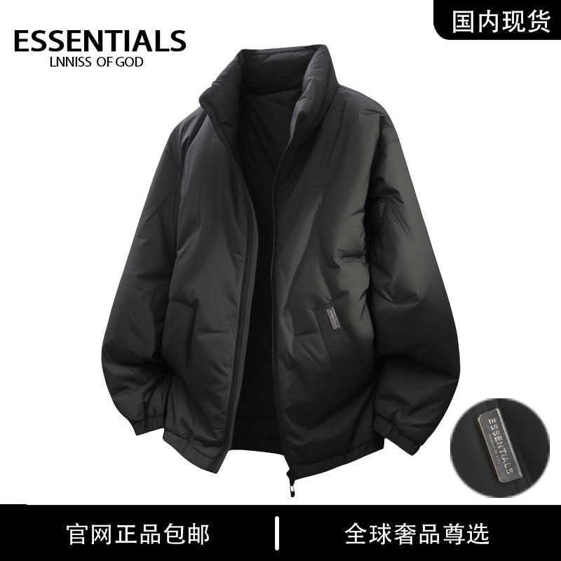 ESSENTIALS LNNISS  美式冬季羽绒服百搭时尚面包服简约外套男款