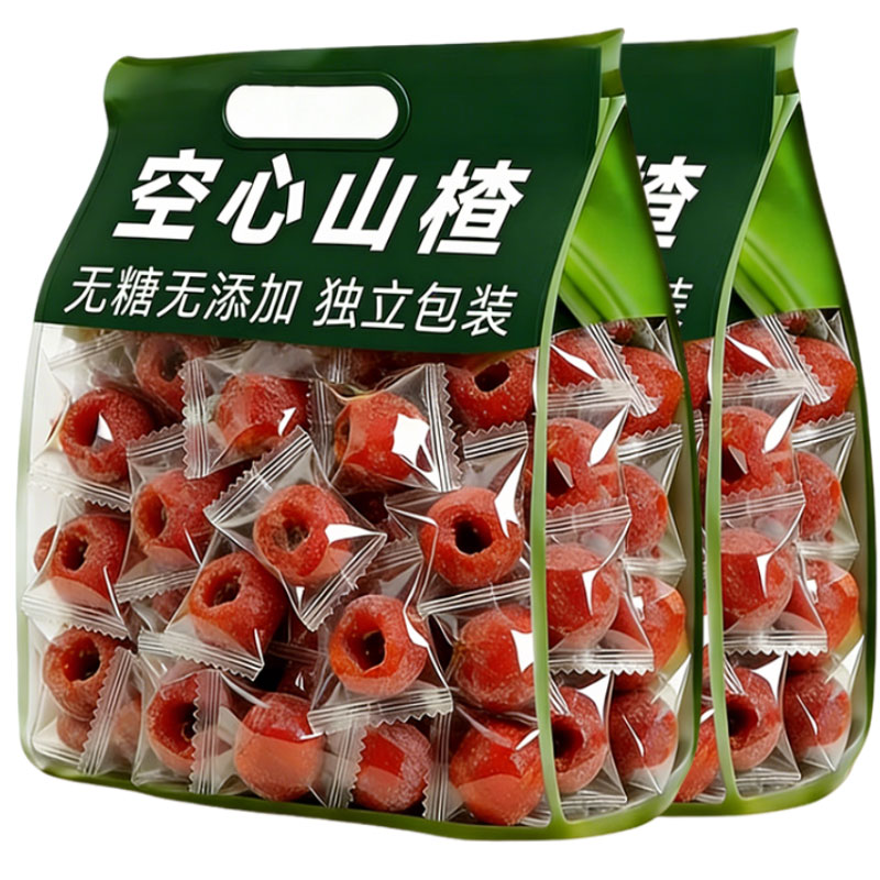 央妈推荐正宗空心山楂无糖无添加独立包装沂蒙无核果脯解馋小零食