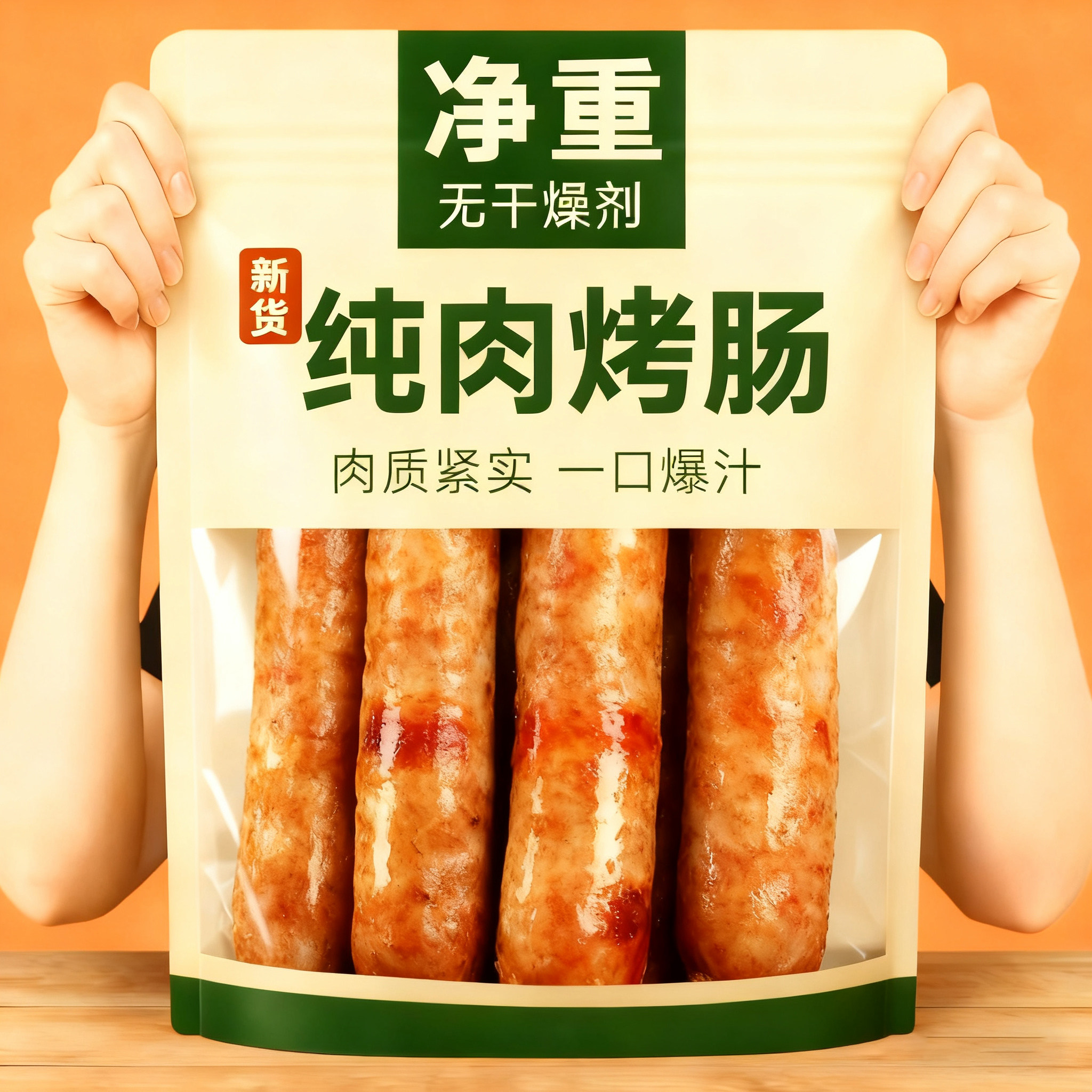 地道火山石烤肠儿童无添加早餐半成品纯肉火腿肠原味黑椒味旗舰店,粮油调味/速食/干货/烘焙,香肠/腊肠/烤肠,淘宝优惠券,粉丝福利购,淘宝优惠卷