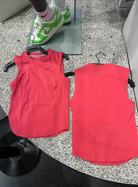 NIKE耐克AS W NK RUN DVN DF PKT TANK速干弹力马拉松运动背心