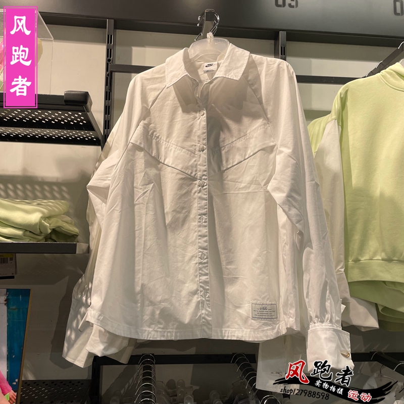 耐克休闲女子翻领简约时尚