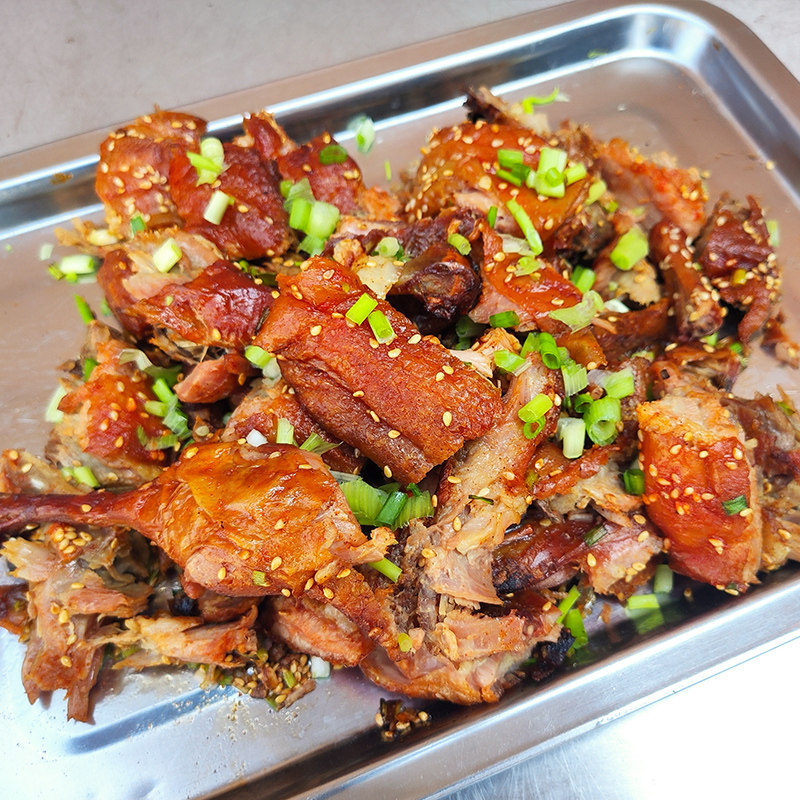 铁板鸭专用铁板鸡架铁板烧铁板商用摆摊烧烤盘锅手撕烤鸭专用设备