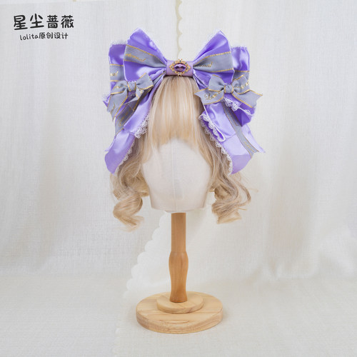 优雅甜美大蝴蝶结KC手作发箍