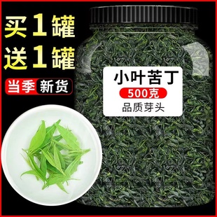 特级小叶苦丁茶嫩芽头采四川峨嵋散装野生新茶正宗青山绿水茶叶