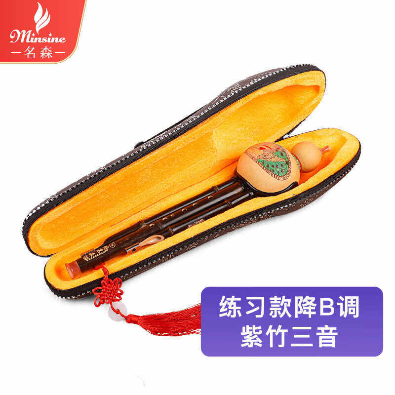 名森(Minsine)凤尾三音紫竹葫芦丝降b调白铜升级款成人初学者儿怎么样,好用不?